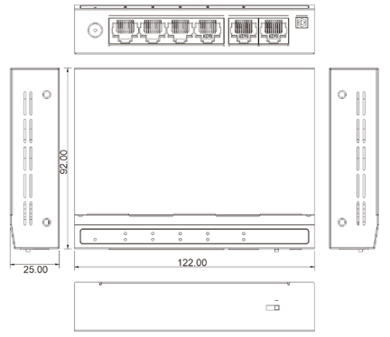 6 ports poe switch